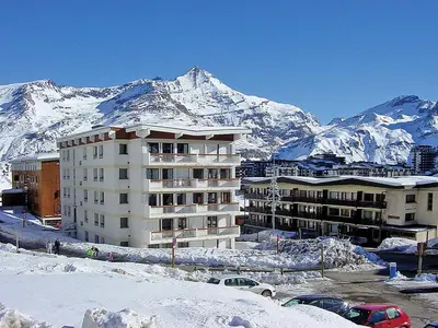 Vue générale sur la montagne ou vue sur la montagne depuis l'appartement