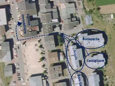 Quartier de l'appartement ou autre quartier proche