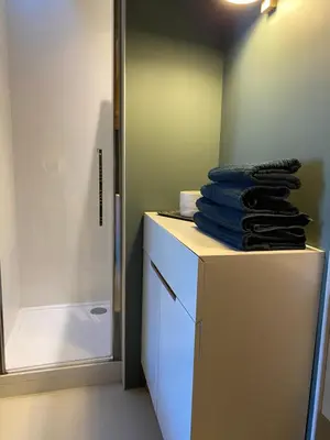 Salle de bains dans l'établissement Chalet SACHE - Sainte foy tarentaise