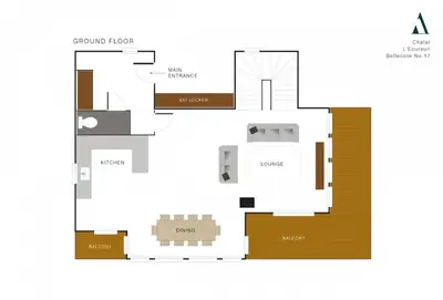 Plan de l'établissement Chalet L'Ecureuil