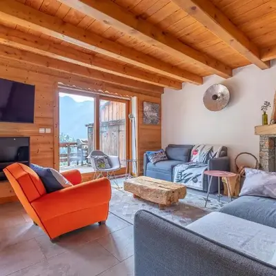 Chalet Solize - Terrasse avec superbe vue - Sauna