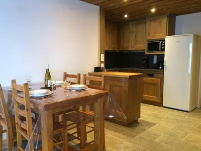 Cuisine ou kitchenette dans l'établissement La Datcha 2 - 4 personnes