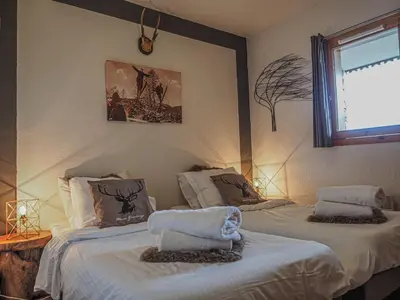 Un ou plusieurs lits dans un hébergement de l'établissement Chateau Doggestein