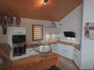 Cuisine ou kitchenette dans l'établissement Chateau Doggestein