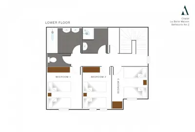 Plan de l'établissement La Belle Maison