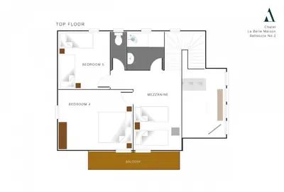 Plan de l'établissement La Belle Maison