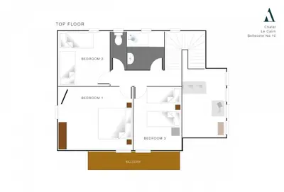 Plan de l'établissement Le Cairn