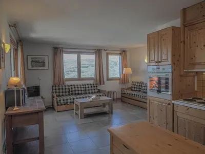 Cuisine ou kitchenette dans l'établissement Les Epilobes 3