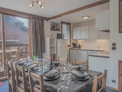 Cuisine ou kitchenette dans l'établissement Les Michailles 510