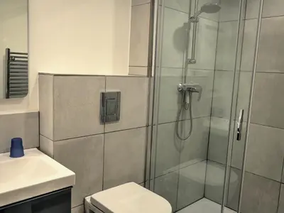 Salle de bains dans l'établissement Longue Vue