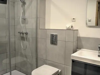 Salle de bains dans l'établissement Longue Vue