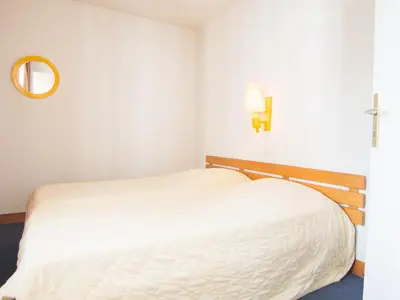 Un ou plusieurs lits dans un hébergement de l'établissement Appartement 2 pièces avec Wifi à 500m des pistes - Tignes - FR-1-449-121
