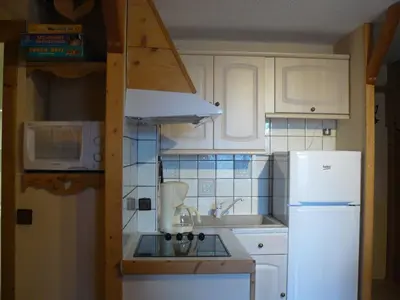 Cuisine ou kitchenette dans l'établissement la triade 4 personnes