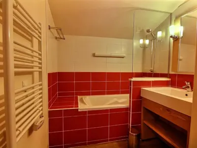 Plan de l'établissement Duplex 4 pers, balcon, près des pistes - FR-1-455-174