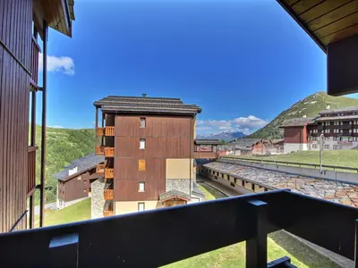 Vue générale sur la montagne ou vue sur la montagne depuis l'appartement