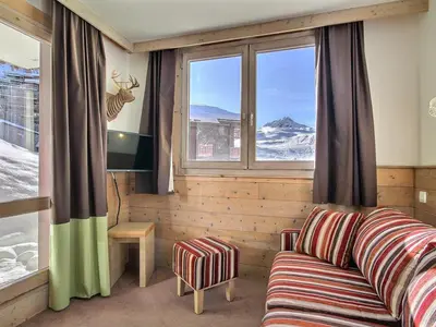 Vue générale sur la montagne ou vue sur la montagne depuis l'appartement