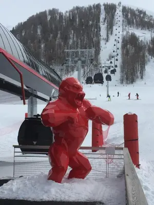 L'établissement Appartement de charme hyper centre à Val d'Isère en hiver