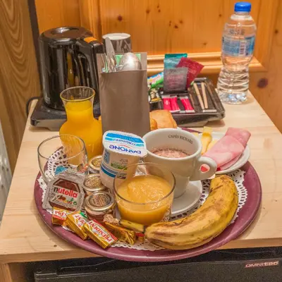 Nourriture dans l'hôtel ou à proximité