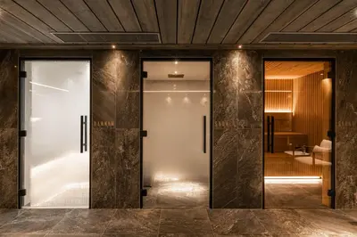 Salle de bains dans l'établissement Hotel Le K2 Chogori