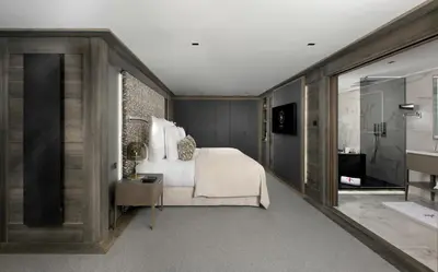 Salle de bains dans l'établissement Hotel Le K2 Chogori