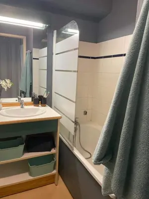 Salle de bains dans l'établissement Chez Nello et Zia