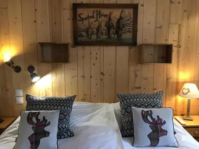 Un ou plusieurs lits dans un hébergement de l'établissement Hotel la Turra