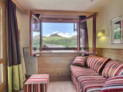 Vue générale sur la montagne ou vue sur la montagne depuis l'appartement