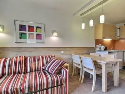 Cuisine ou kitchenette dans l'établissement Studio cabine ensoleillé pour 4 pers, proche pistes - FR-1-455-201