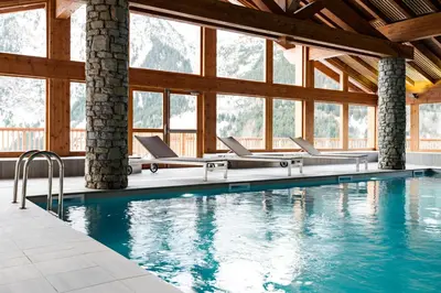 Piscine de l'établissement Lagrange Vacances Les Hauts de la Vanoise ou située à proximité