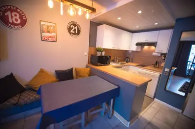 Cuisine ou kitchenette dans l'établissement Vue Lac - Appartement 4 personnes - Tignes le Lac - 803 - Le Palafour