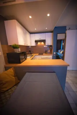Cuisine ou kitchenette dans l'établissement Vue Lac - Appartement 4 personnes - Tignes le Lac - 803 - Le Palafour