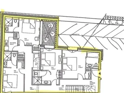 Plan de l'établissement Appartement luxueux avec spa nordique et hammam au cœur de Val d'Isère - FR-1-567-6