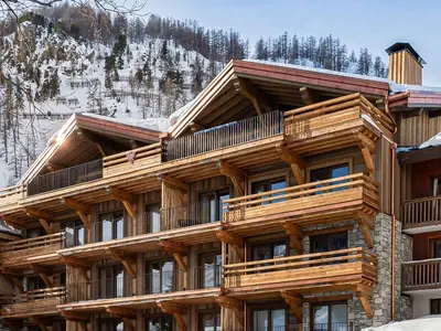 Vue générale sur la montagne ou vue sur la montagne depuis l'appartement