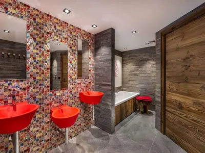 Plan de l'établissement Chalet de luxe familial à Val d'Isère avec spa, proche des pistes et équipements premium - FR-1-567-72