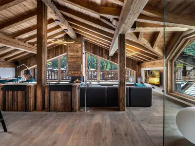Plan de l'établissement Chalet de luxe familial à Val d'Isère avec spa, proche des pistes et équipements premium - FR-1-567-72