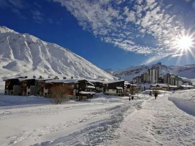 L'établissement Spacieux T2 cabine avec balcon et accès WIFI à Tignes - FR-1-411-678 en hiver