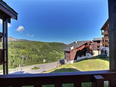 Vue générale sur la montagne ou vue sur la montagne depuis l'appartement