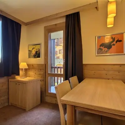 Studio-cabine pour 4 à Belle Plagne avec balcon - FR-1-455-182