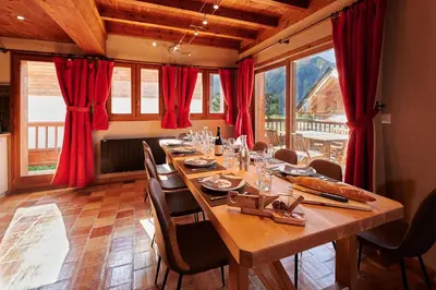 Nourriture dans le chalet ou à proximité