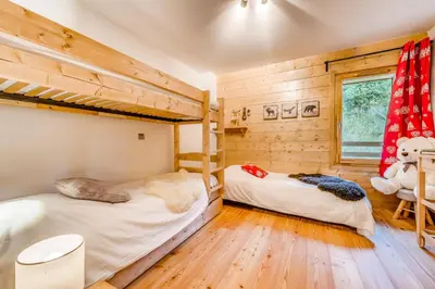 Un ou plusieurs lits dans un hébergement de l'établissement Résidence Les Balcons EtoilÉs - Appartement 4 au pied des pistes MAE-5533