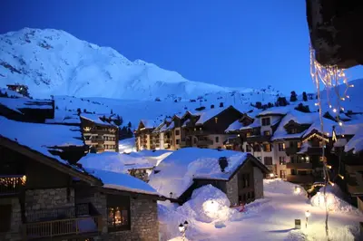 L'établissement Arc 1950 Superbe Duplex, 3 chambres, Vue Aiguille Rouge en hiver