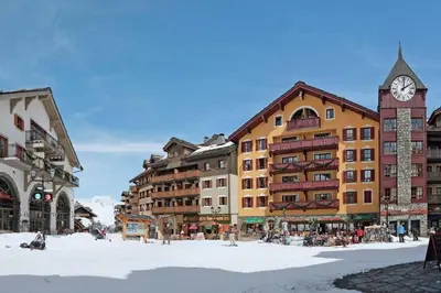 L'établissement Arc 1950 Superbe Duplex, 3 chambres, Vue Aiguille Rouge en hiver