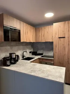 Cuisine ou kitchenette dans l'établissement Arc 1950 Superbe Duplex, 3 chambres, Vue Aiguille Rouge