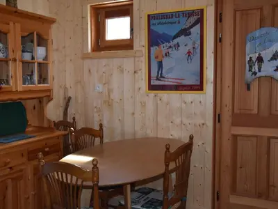 Plan de l'établissement Agréable rez de jardin dans chalet avec animaux admis, pour 3 personnes - FR-1-464-183