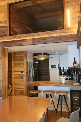 Cuisine ou kitchenette dans l'établissement MARMOTTE 203 - Magnifique duplex aux pieds des pistes