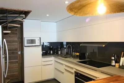 Cuisine ou kitchenette dans l'établissement MARMOTTE 203 - Magnifique duplex aux pieds des pistes