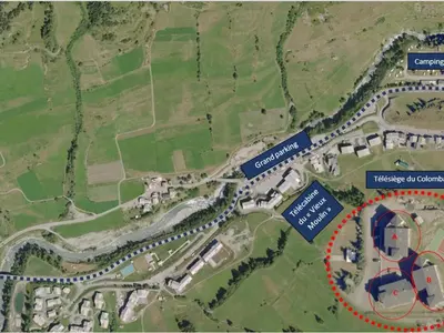 Plan de l'établissement Appartement pour 4 personnes à Val Cenis Lanslevillard, proche remontées mécaniques et commerces - FR-1-508-231