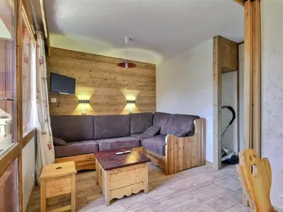 Plan de l'établissement Appartement rénové 4/5 pers au cœur des pistes - FR-1-455-205