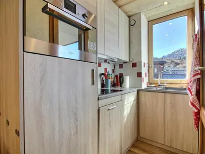 Plan de l'établissement Appartement rénové 4/5 pers au cœur des pistes - FR-1-455-205