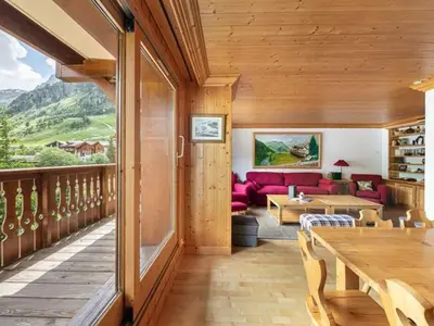Plan de l'établissement Appartement familial 80m², centre Val d'Isère, proche pistes et remontées - FR-1-567-43
